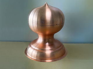 宝珠 銅生地仕上げ